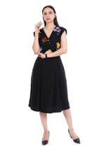 Sophisticated Cotton Black Dress