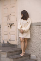 White Petal Bloom Dress