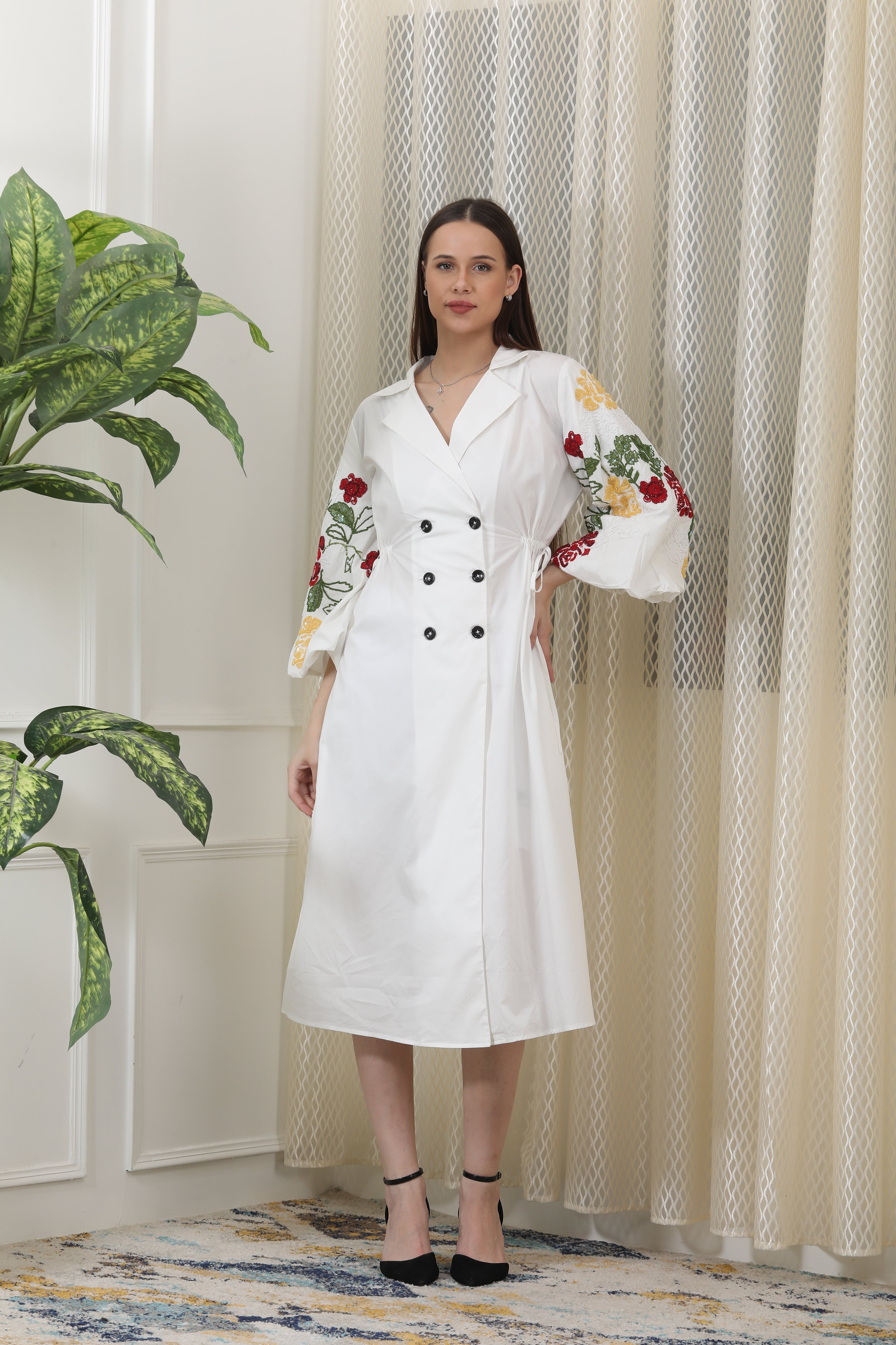 Iris White Dress