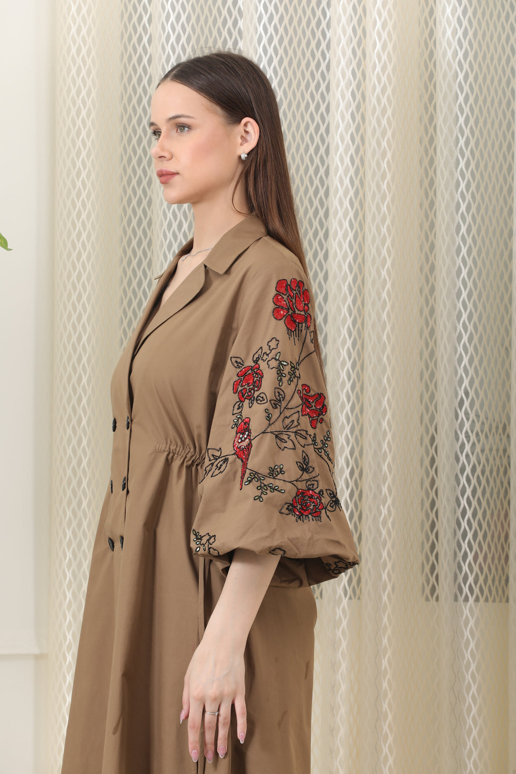 Iris Brown Dress