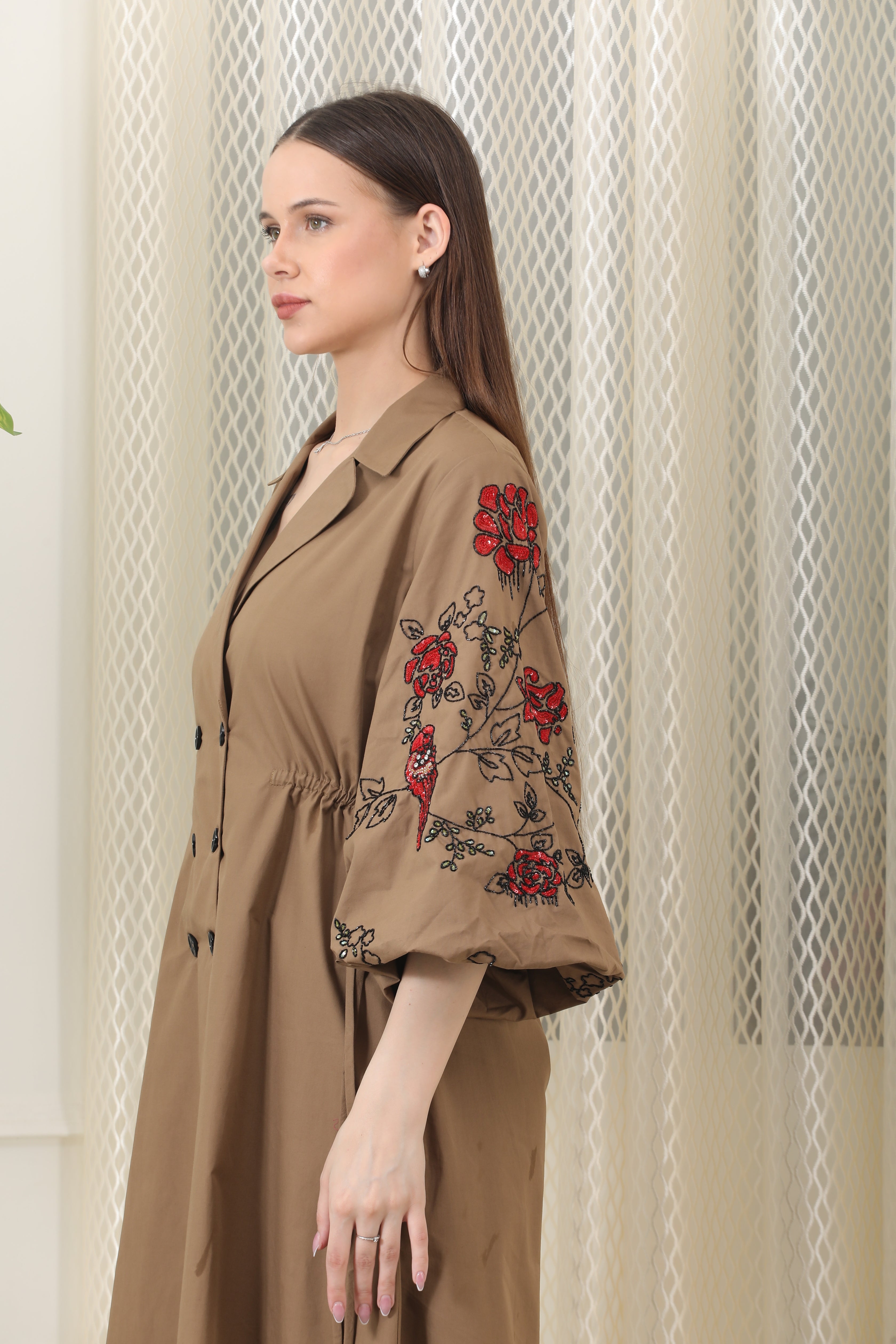 Iris Brown Dress