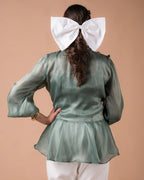 The Frill Peplum Top