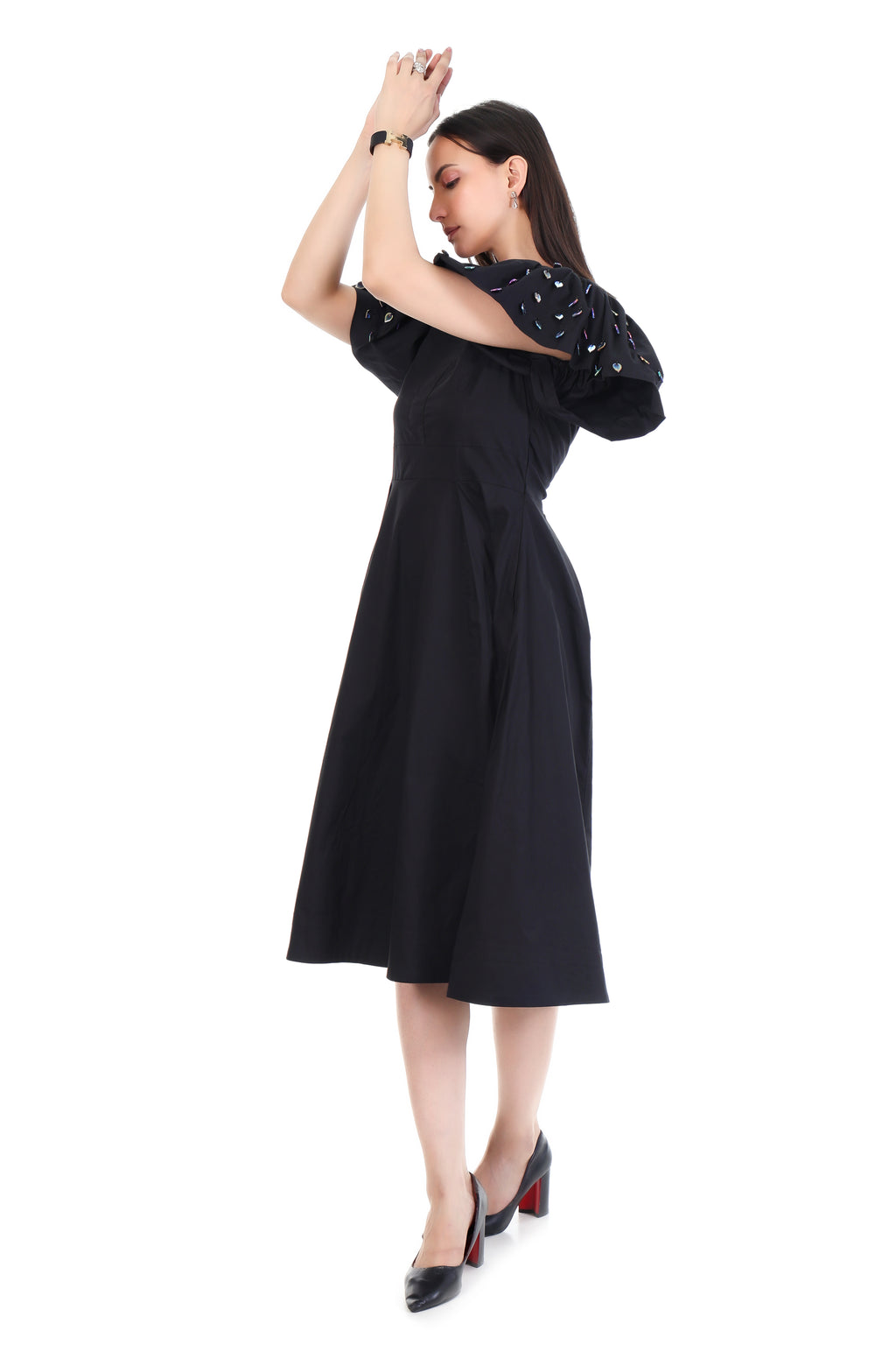 Timeless Cotton Black Dress