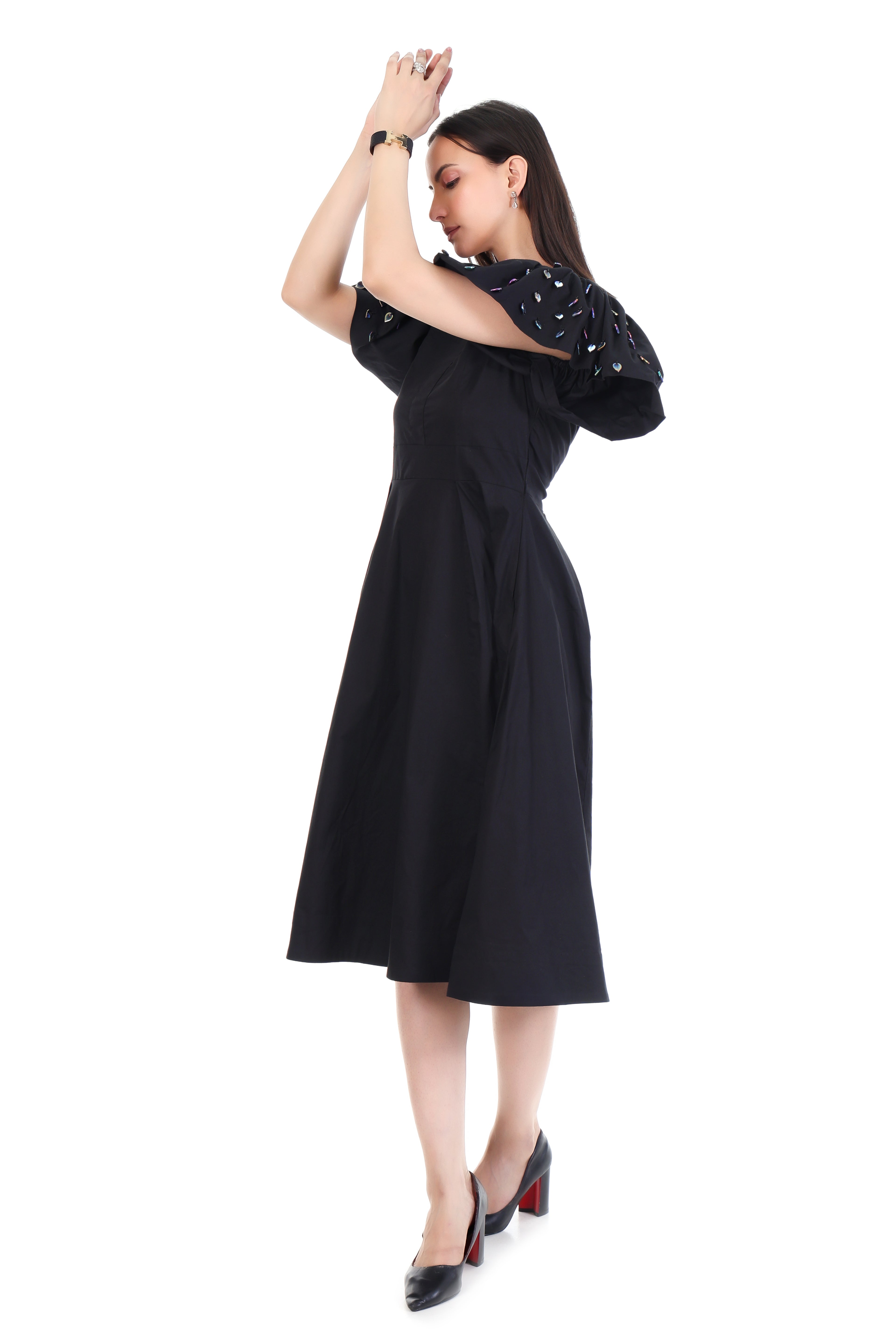 Timeless Cotton Black Dress