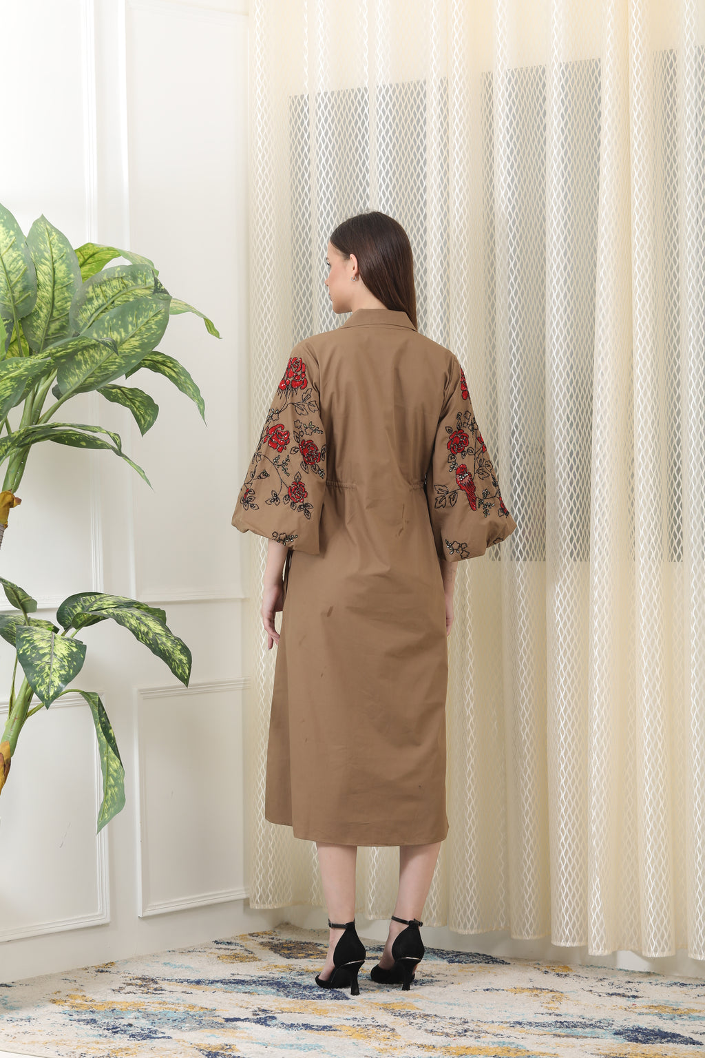 Iris Brown Dress