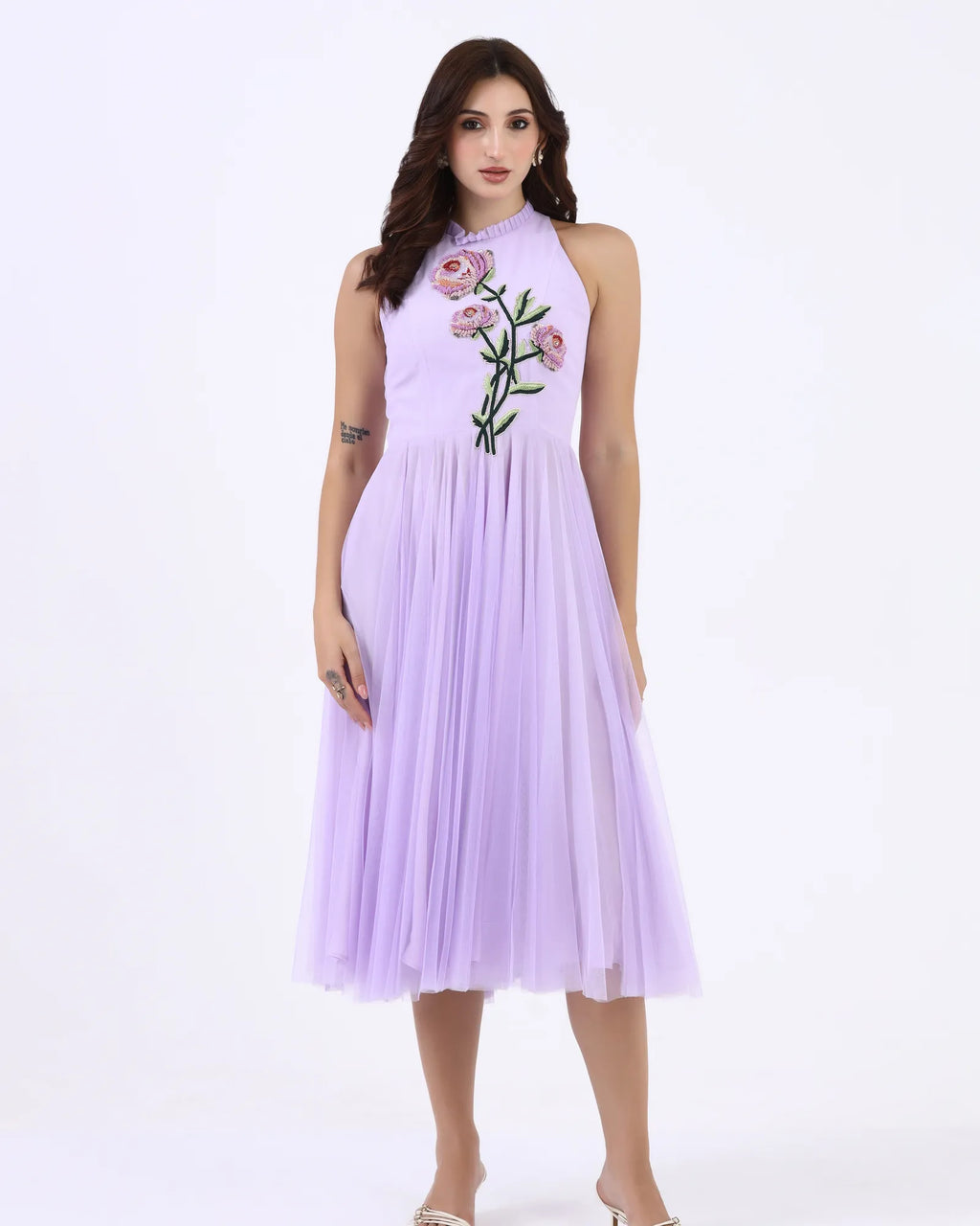 Lavender Petal Tulle Dres