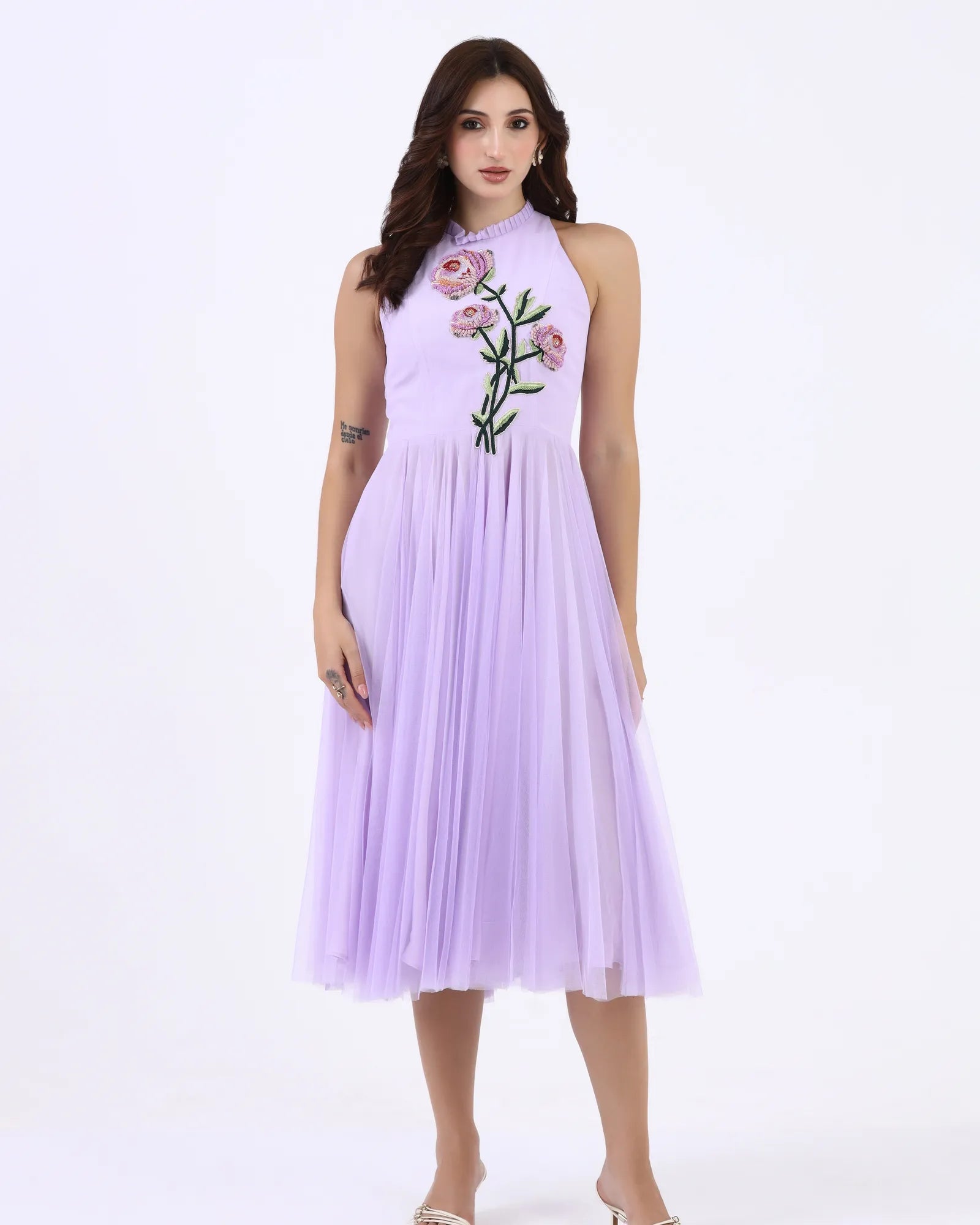 Lavender Petal Tulle Dres