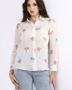 Blush Petal Printed Shirt