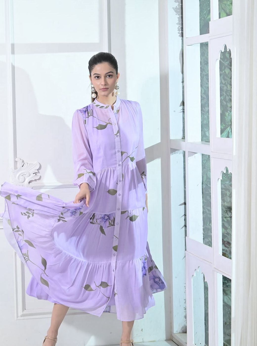 Lavender Maxi Dress