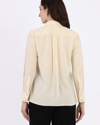Ivory Bloom Embellished Shirt