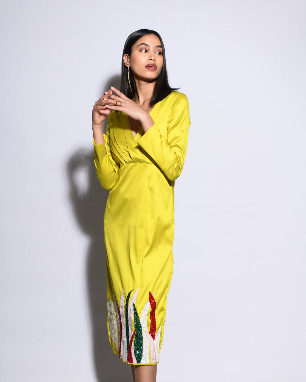 Blazing Lime Green  Dress