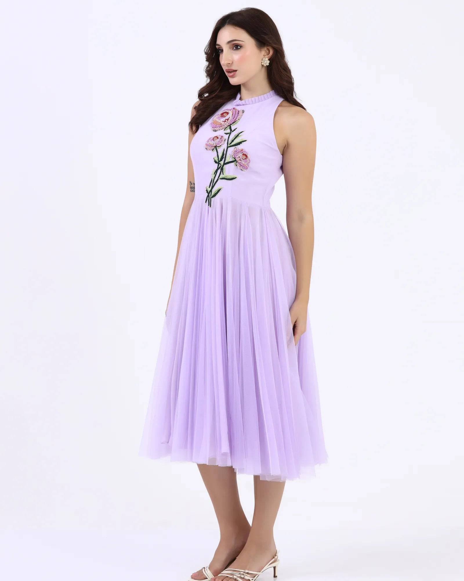 Lavender Petal Tulle Dres