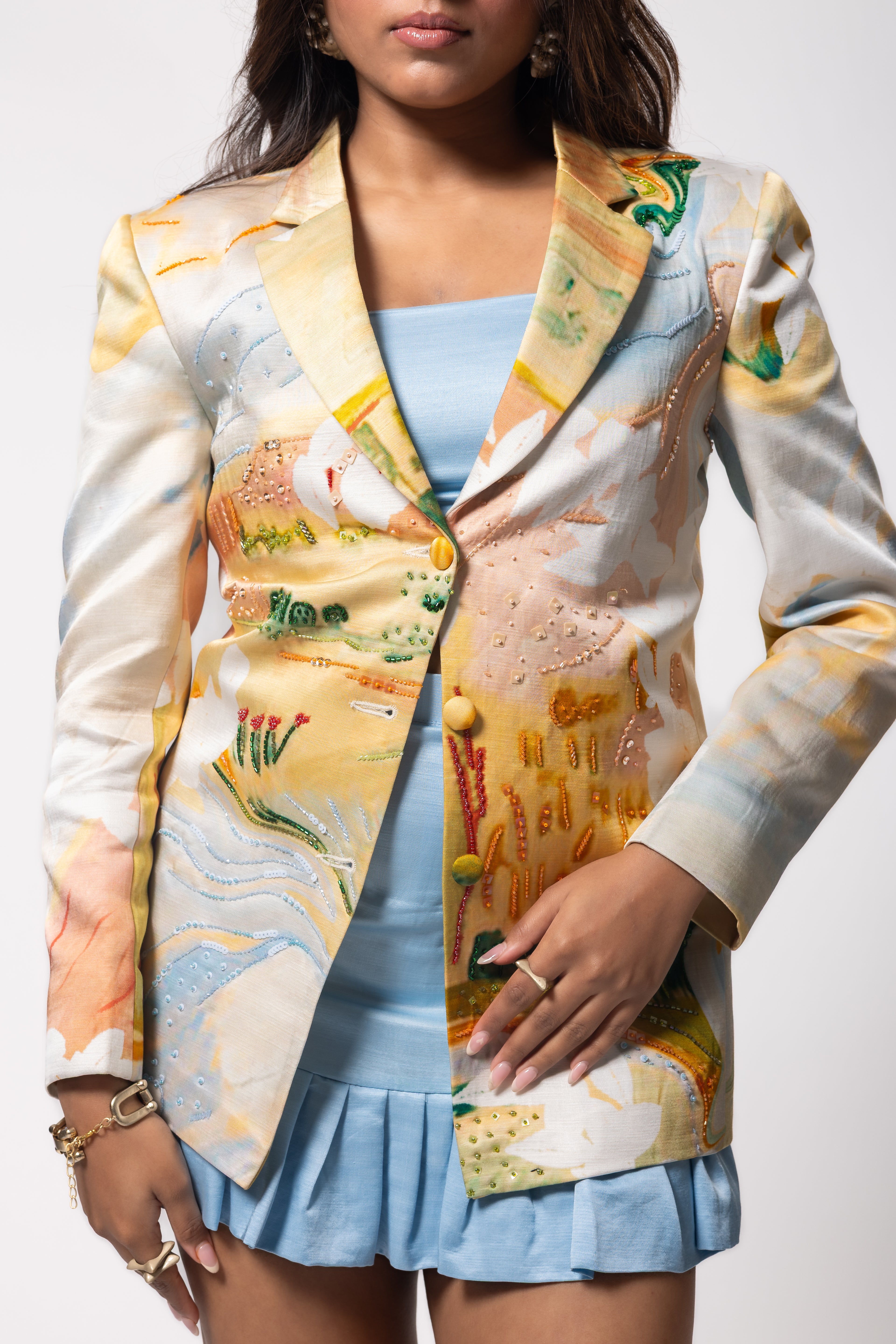 Solace Blazer Set - Stitched Almaree