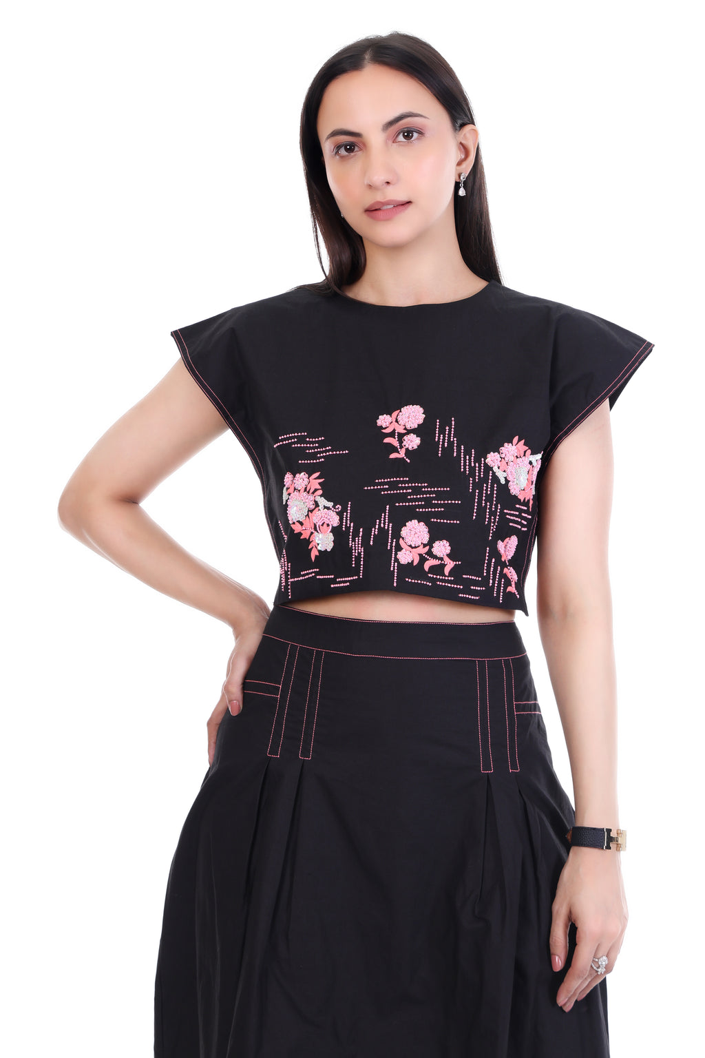Midnight Cotton Black Dress