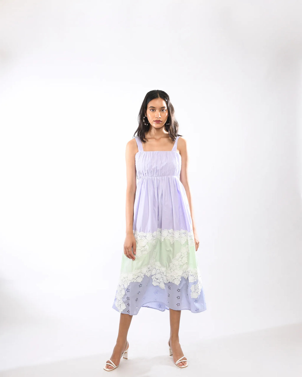 Lilac  Romance  Midi Dress