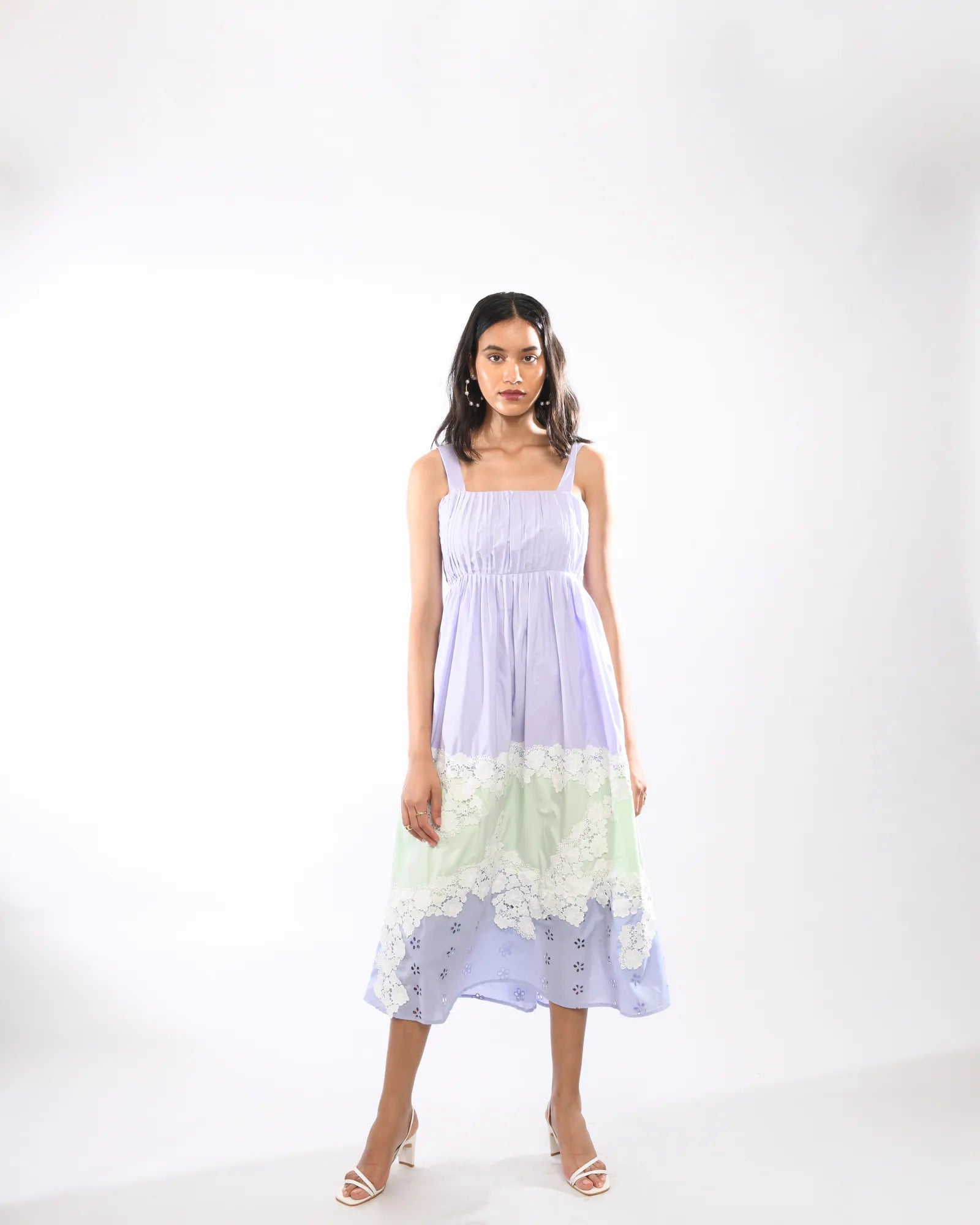Lilac  Romance  Midi Dress