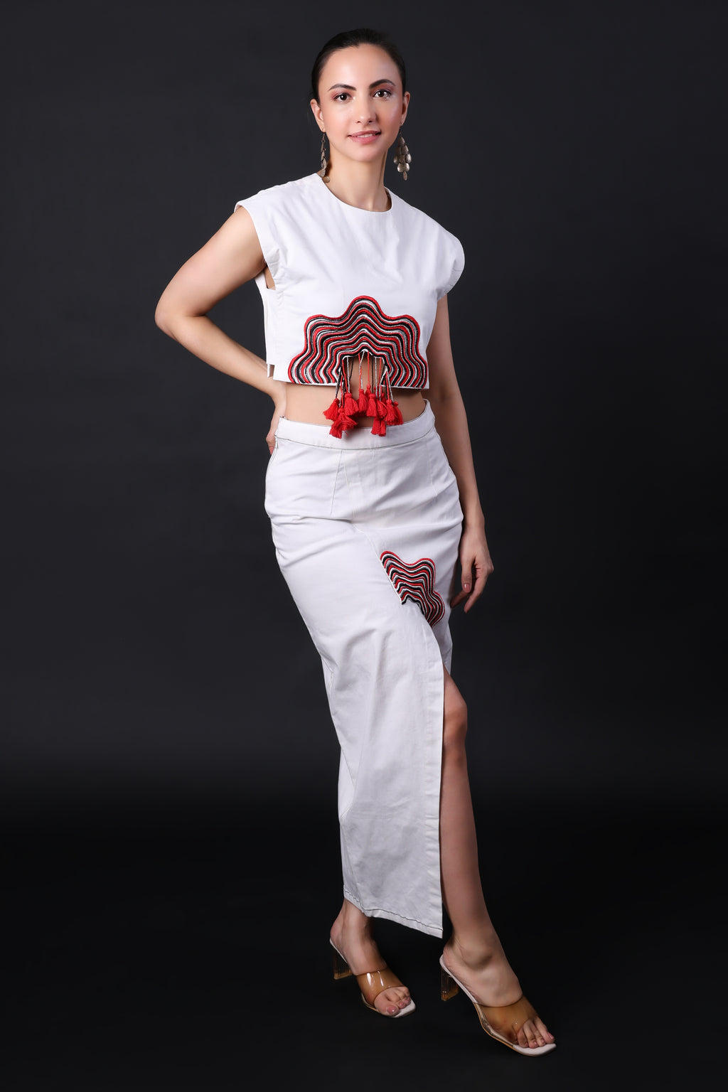 Essential Cotton White Skirt