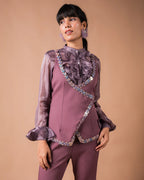 The Purple Ruffle Co-Ord Set