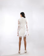 Coubert Layered Rose Short Dress