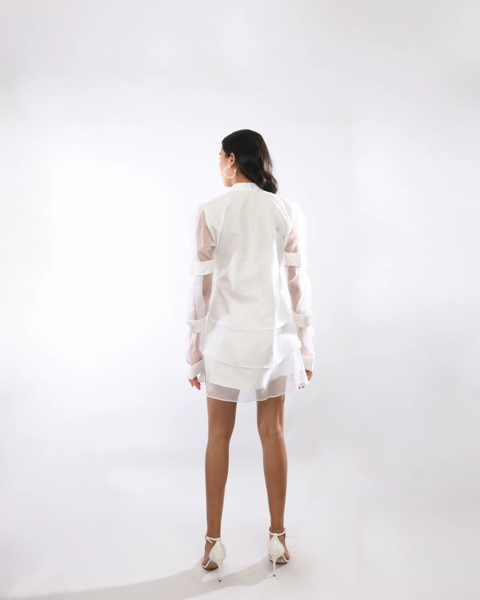 Coubert Layered Rose Short Dress