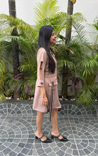 Ecru Ashes To Petals Dress