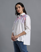 Essential Cotton White Shirt - Harneet Kaur