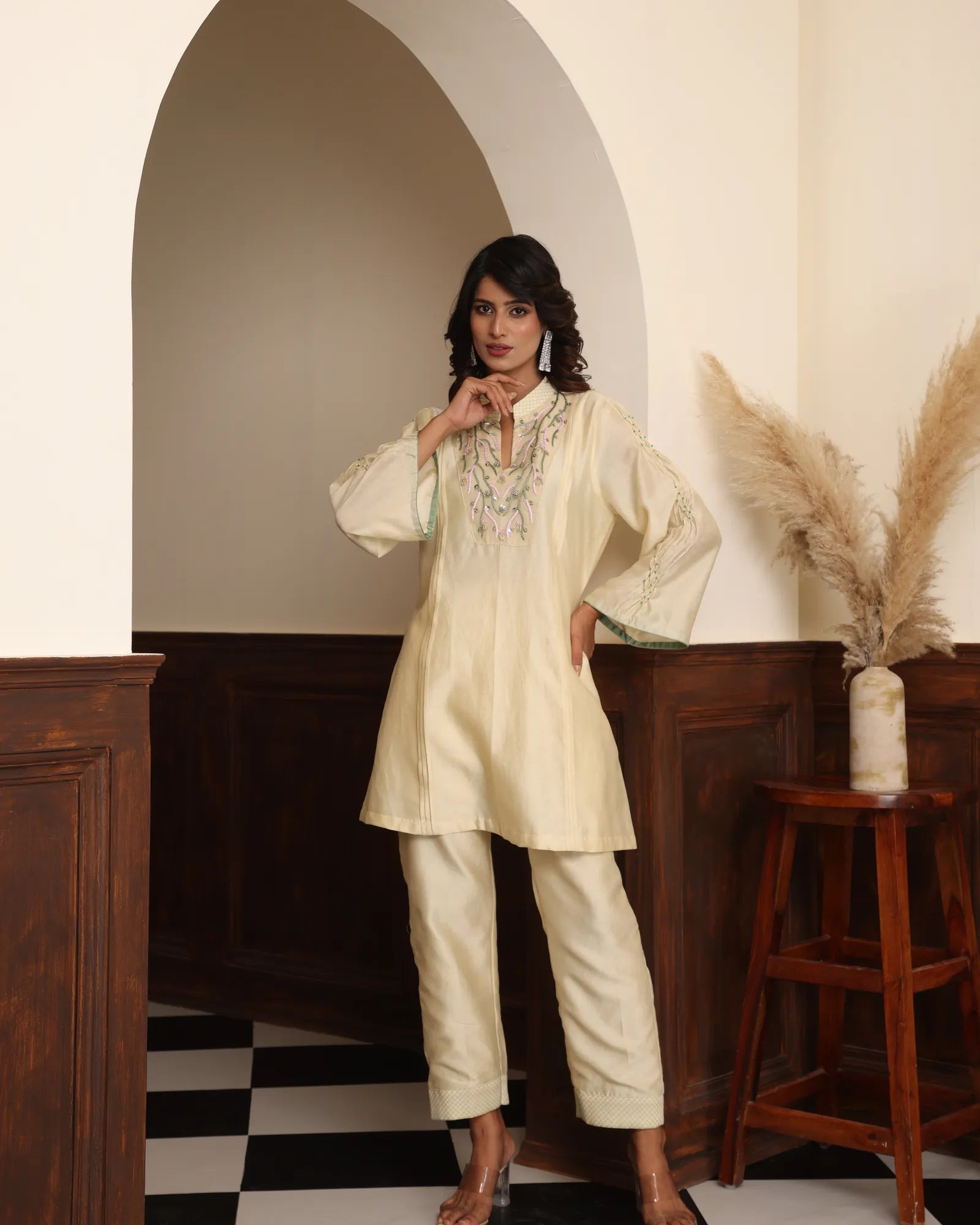 Artisanal Yellow Co-ord Set