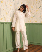 Ivory Motif Embroidered Set