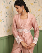Embroidered Jacket Co-ord Set