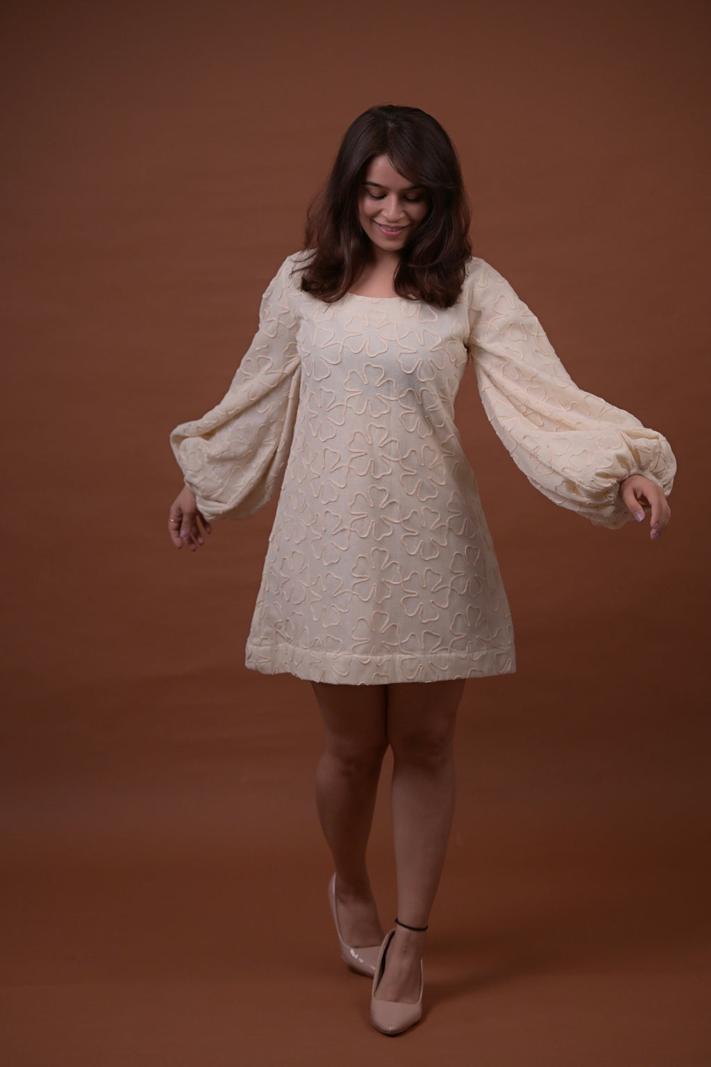 White Petal Bloom Dress