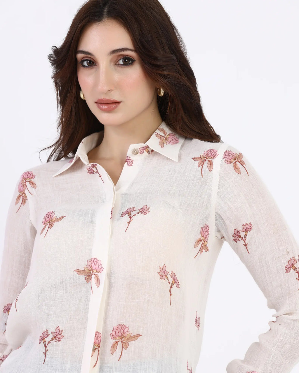 Blush Petal Printed Shirt