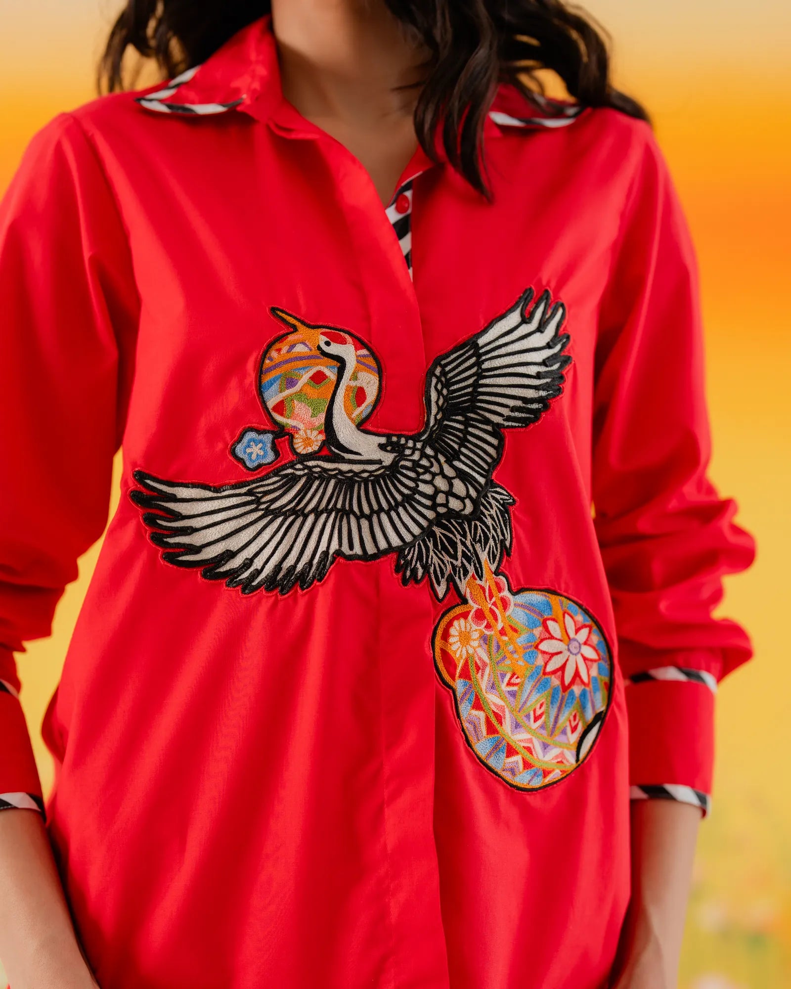 Red Eagle Shirt/ Cordset