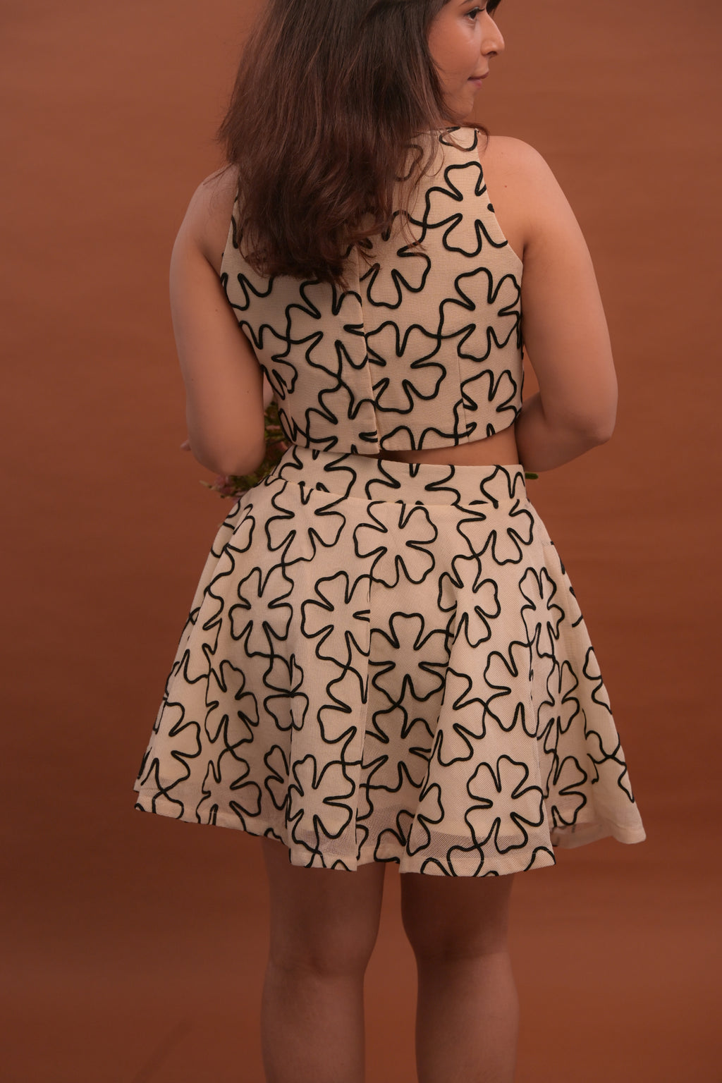 Wildflower Short Skirt - Divya Chawla