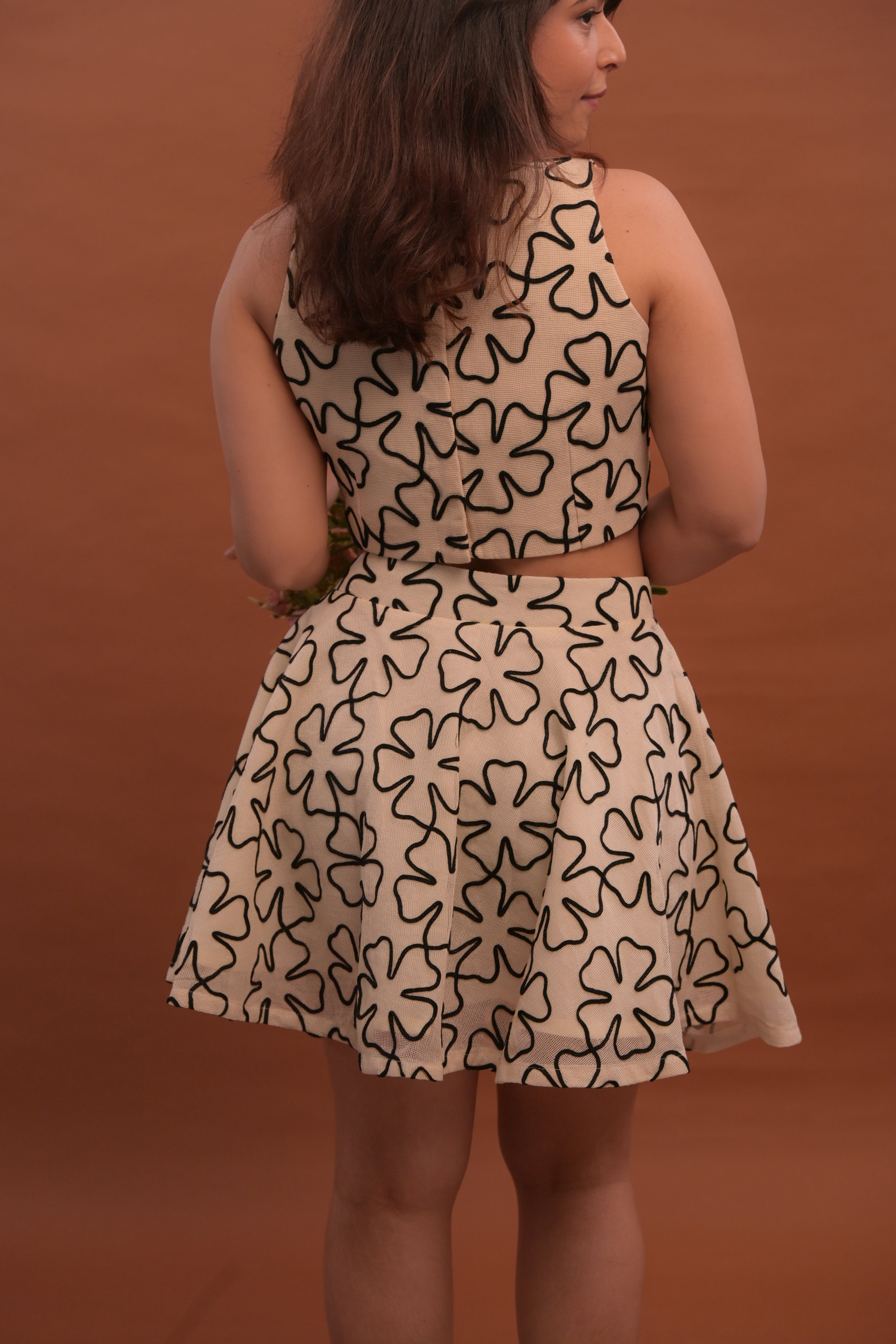 Wildflower Short Skirt - Divya Chawla