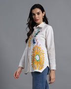 Minimalist Cotton White Shirt