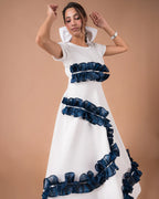 The White Frill Dress - BeyondStiches