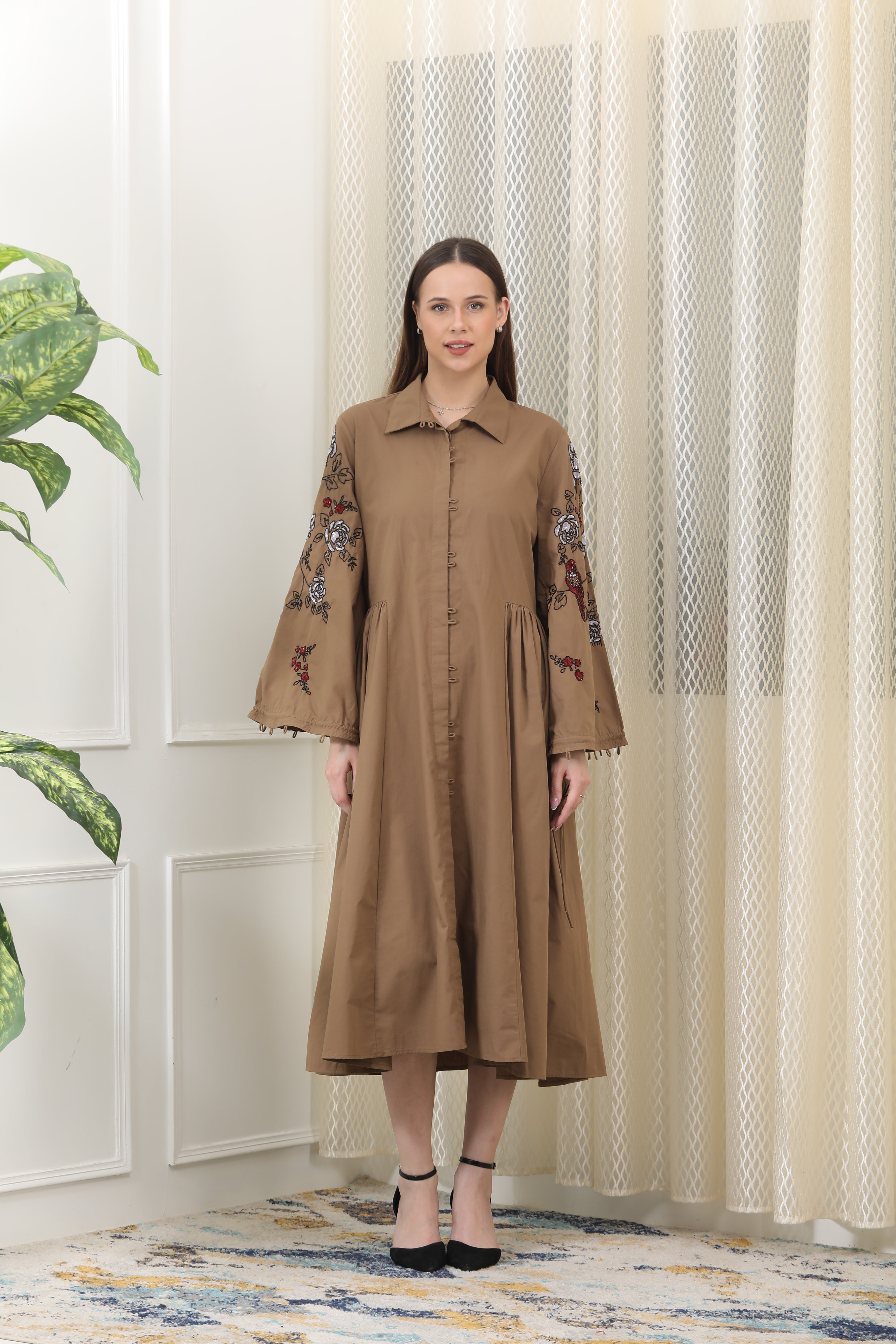 Lea Brown Dress