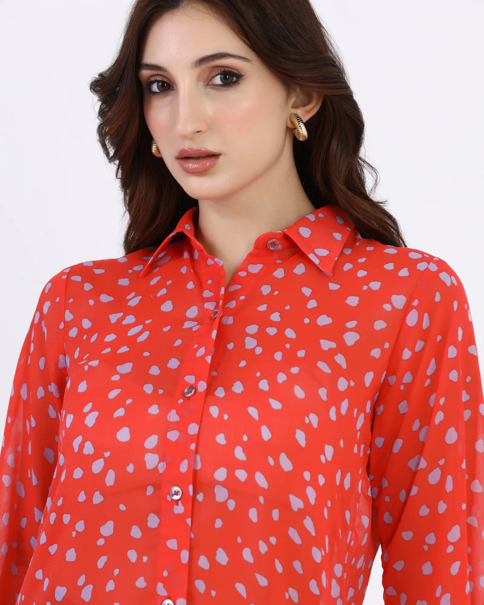 Scarlet Dusk Printed Shirt