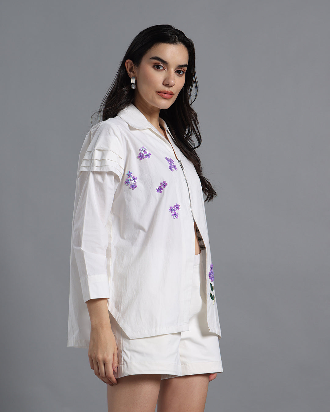 Pristine Cotton White Shirt - Harneet Kaur