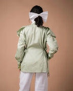 The Floral Ruffle Shirt - BeyondStiches