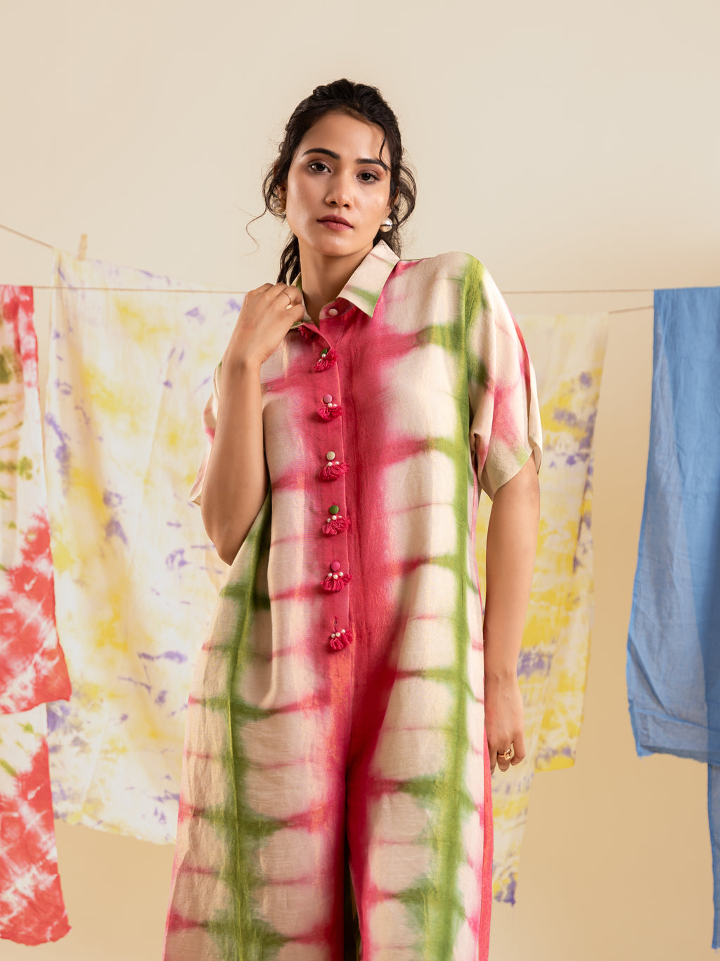 Chromatic Chaos Linen Jumpsuit