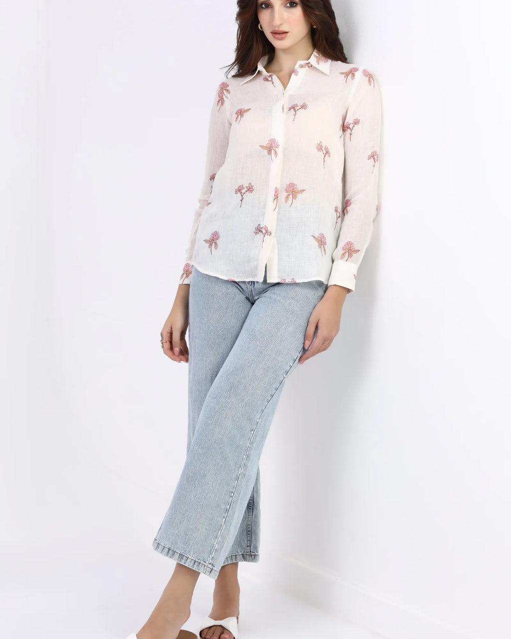 Blush Petal Printed Shirt