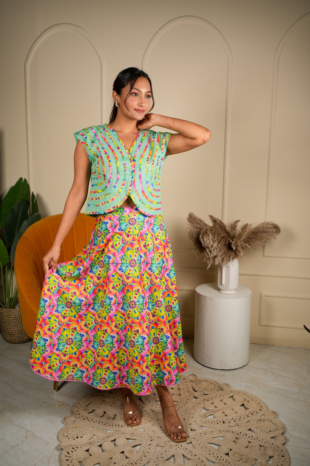 Mandala Muse Skirt & Top Set