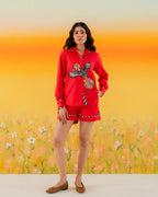 Red Eagle Shirt/ Cordset