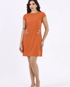 Sunset Bloom Shift Dress