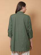 Olive Shell Shirt