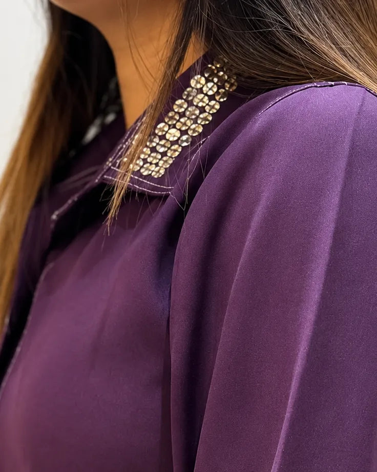 Classic Plum Shirt - Shweta Chugh