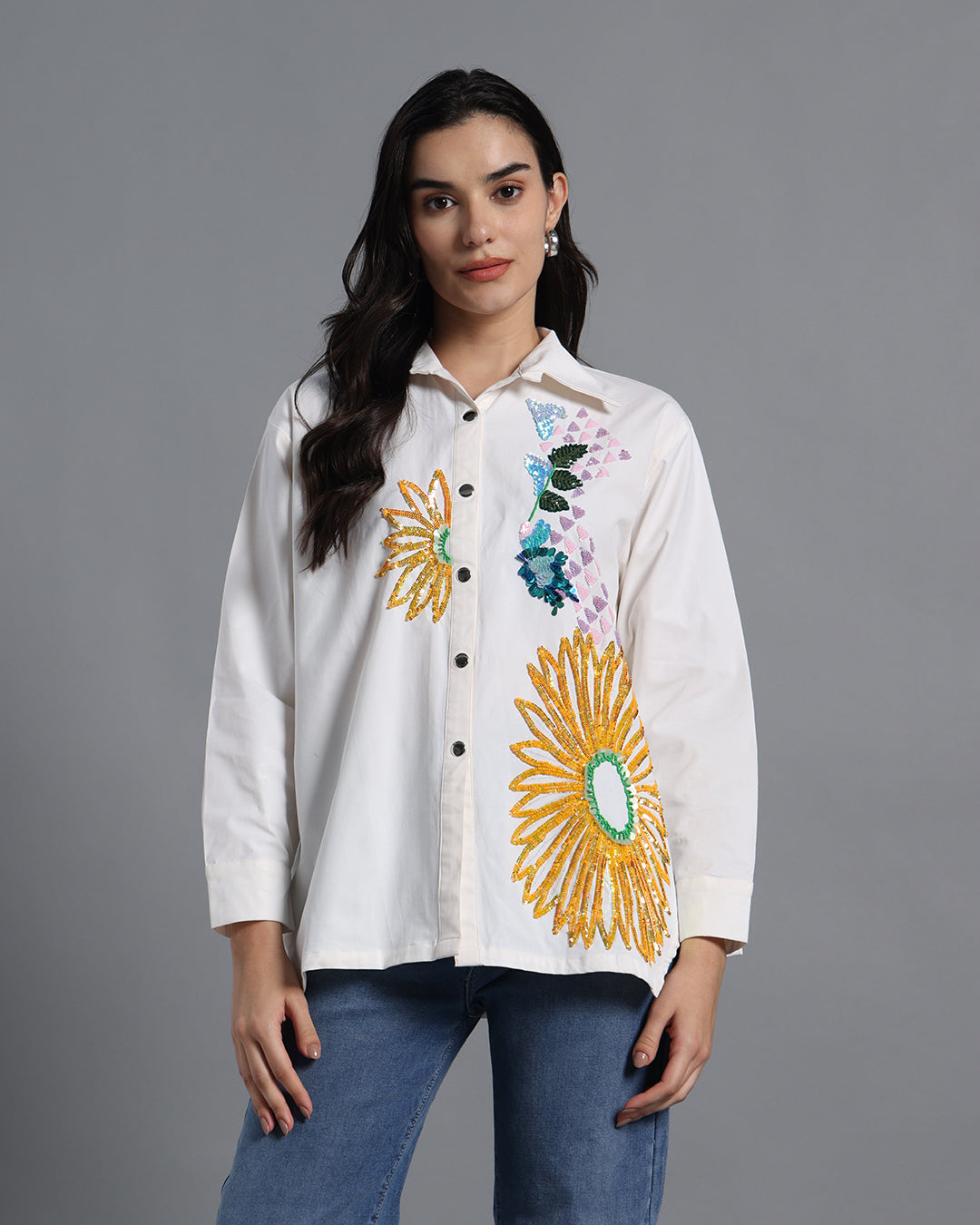 Minimalist Cotton White Shirt