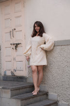 White Petal Bloom Dress