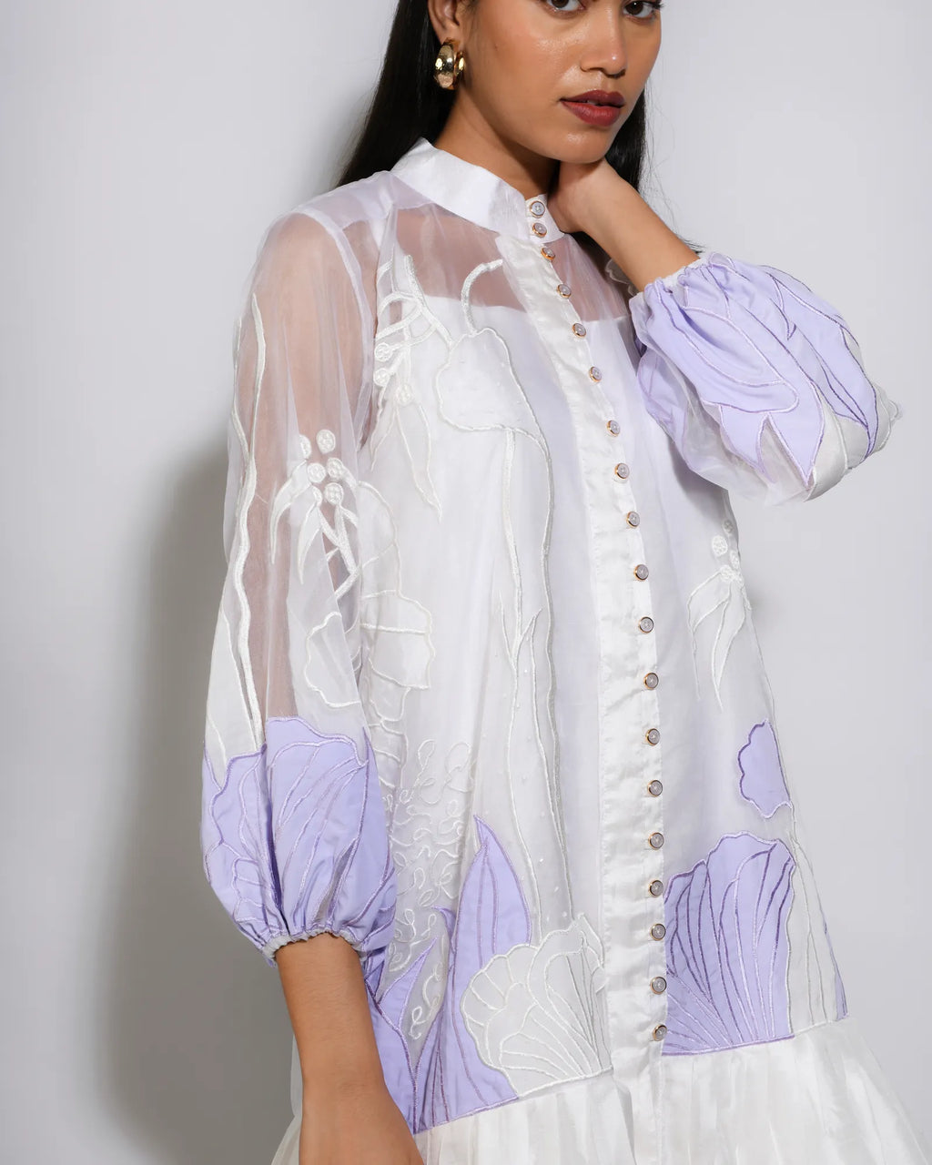 Lisian  Rose Pleated  Dress - Itara